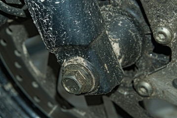 close up shot photo of engine part in bike