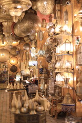 Fototapeta na wymiar morocco, medina bazar