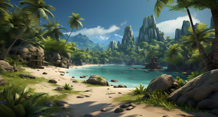 Beach theme background. Fantastic for your projects.