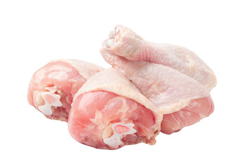 Raw Chicken Drumsticks Isolated, Uncooked Poultry Legs, Fresh Hen Meat, Fresh Chicken Drumstick