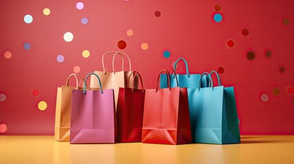 Colorful shopping bags