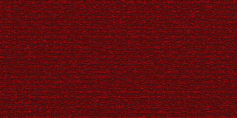 Red fabric texture canvas background for design cloth texture. panorama vintage fabric texture. Rough grunge texture seamless fabric background.	