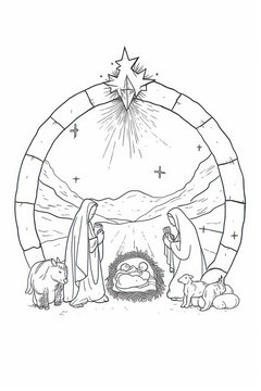 recommend clip art: Christmas cards for coloring, white background. Generative AI