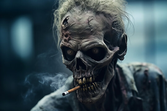 Portrait of Zombies smoke