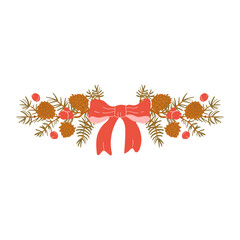 Christmas floral vegetable decor garland