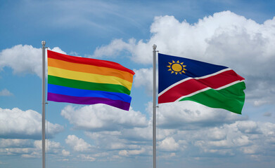 Namibia and LGBT movement, country relationship concept