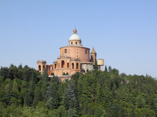 Fototapeta na wymiar San Luca, Santuario, Bologna, Italy