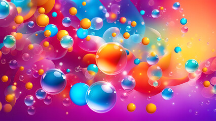 Obraz na płótnie Canvas colorful balloons background
