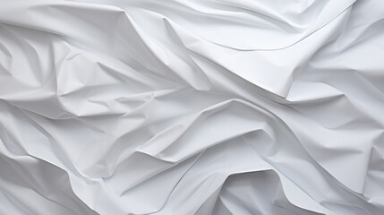 Crumpled white paper for background and wallpaper