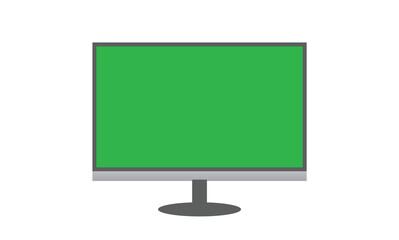 Green 3D Gaming Computer monitor 8k ultra HD PNG File