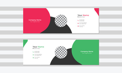 Email signature corporate design.