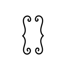 Text brackets vector