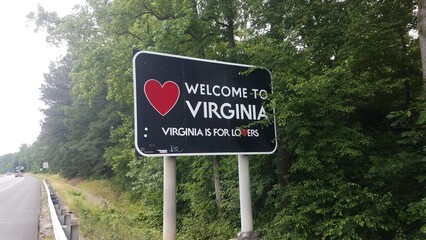 Welcome To North Carolina / Virginia Signs