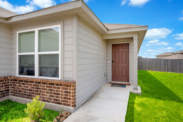 the front door of a home 