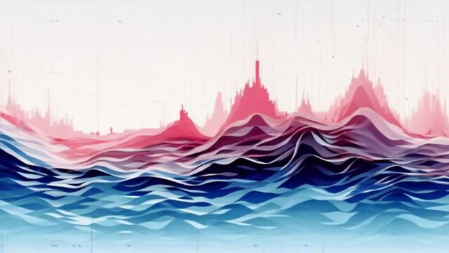 Abstract Background with Waves