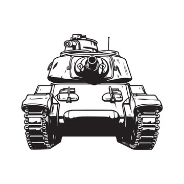 Tank Vector Image, Art, Design, illustration