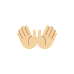 Obraz premium Open Hands: Medium-Light Skin Tone 