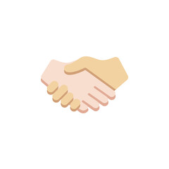 Handshake: Light Skin Tone, Medium Light Skin Tone