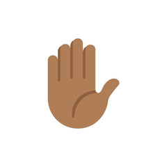 Obraz premium Raised Hand: Medium-Dark Skin Tone