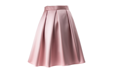 Pink classic midi skirt
