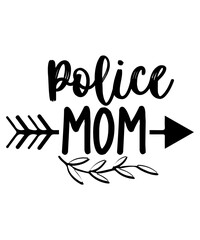 police mom svg