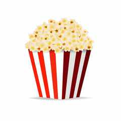 Retro Poster And Popcorn Box