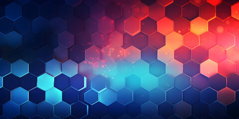 abstract background, hexagons, geometric