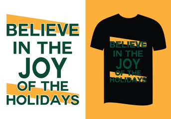 Merry Christmas lettering typography quote, Christmas t-shirt, Christmas tree design and ready for print
