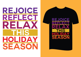 Merry Christmas lettering typography quote, Christmas t-shirt, Christmas tree design and ready for print
