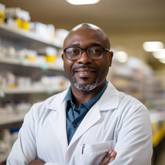 Fototapeta premium Professional Photography Headshot of Pharmacist