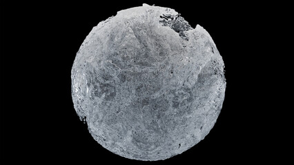 Abstract liquid transparent bubbles, Realistic Water Drops splashing in a sphere, surreal ball or sphere, motion turbulence, particles flow, magical Bright blue glowing atoms, 3d render