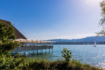 Au bord du Lac de Zurich en Suisse