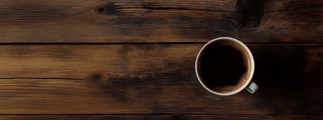 A cup of coffee is on the table. AI Generated