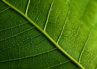 Leaf macro photography, background texture green leaf structure macro photography close up