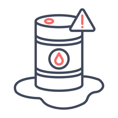Barrel Leak Icon