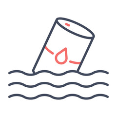 Oil Pollution Icon