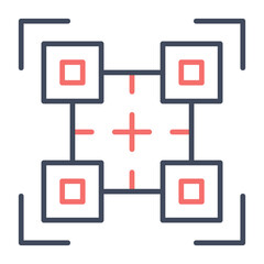 Obraz premium QR Code Icon