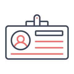 Identification Card Icon