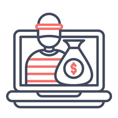 Online Robbery Icon