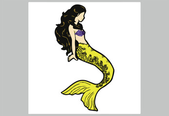 a mermaid illustration