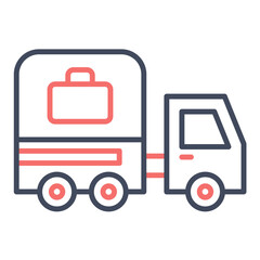 Baggage Truck Icon
