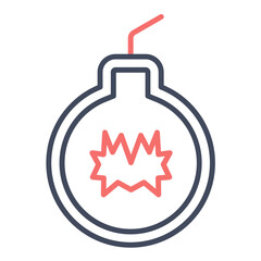 Obraz premium Bomb Icon