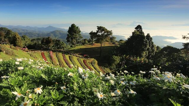 Huai Nam Dang National Park, The Spectacular sea of mist in Chiang Mai, Thailand