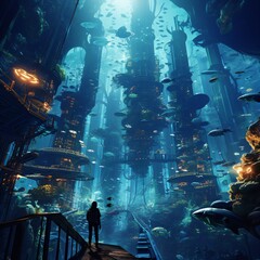 science fiction undersea city