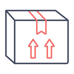Package Side Up Icon