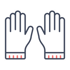 Obraz premium Gloves Icon