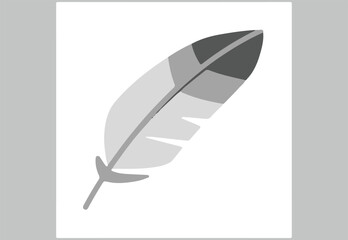 vector illustration of feathers