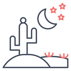 Desert Night Icon