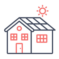 Solar House Icon