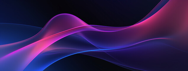 Blue and pink technology waves abstract background